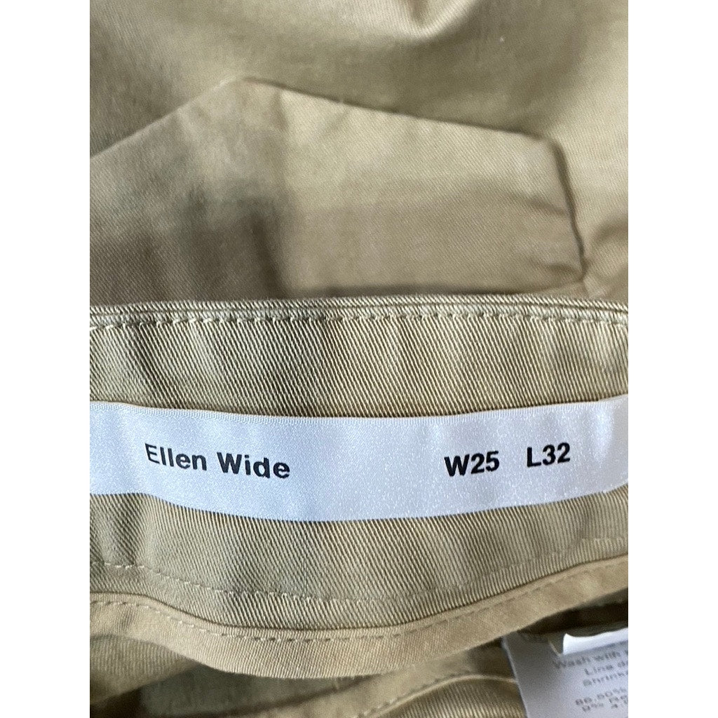 TOMORROW Women's Camel Ellen Wide-Leg High-Rise Pant SZ 25