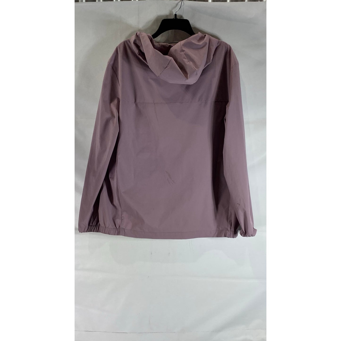 BR STANDARD Women's Mauve Popover Hooded Lightweight Jacket SZ L