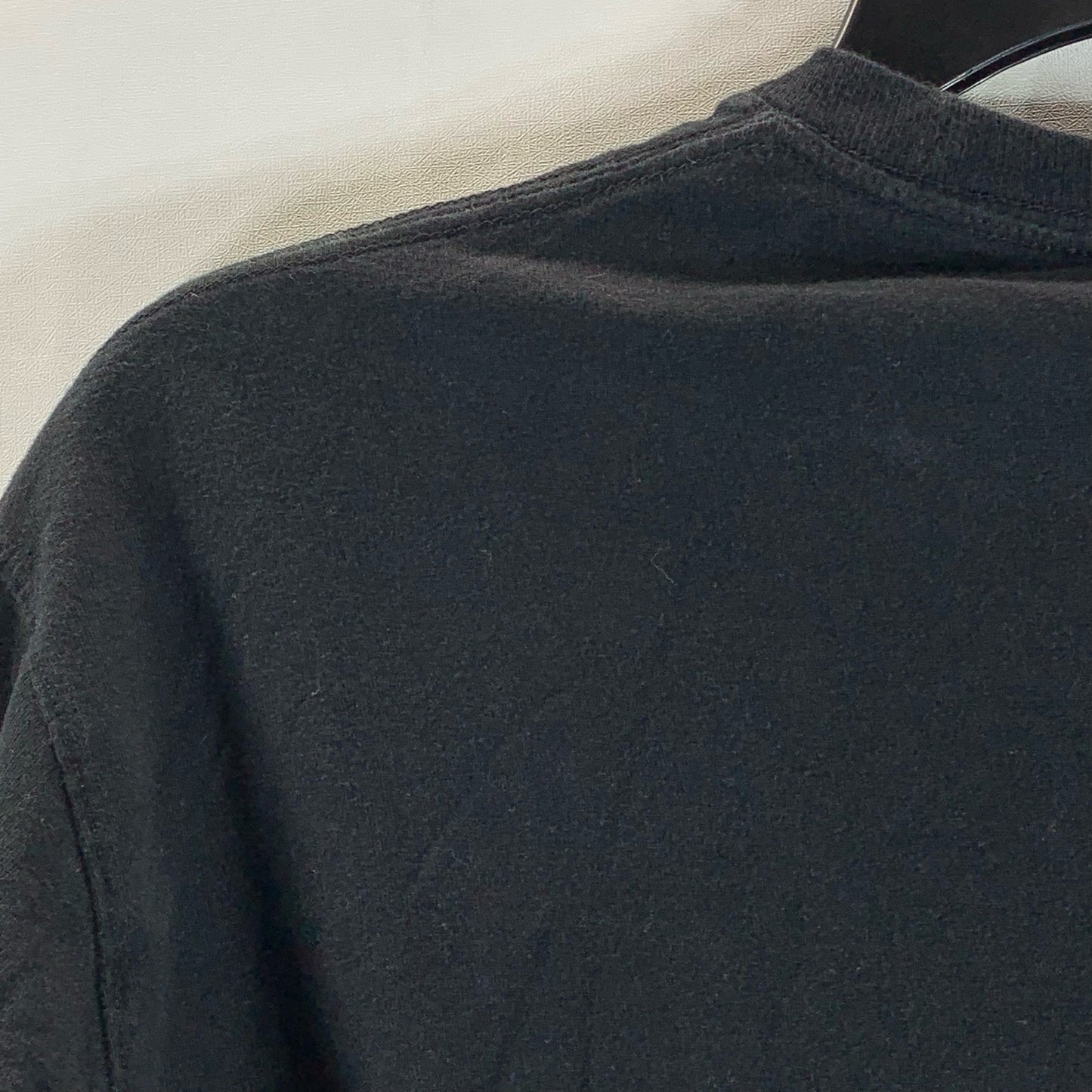 CHAMPION Authentic Athleticwear Men's Black Script Logo Crewneck Sweatshirt SZ M