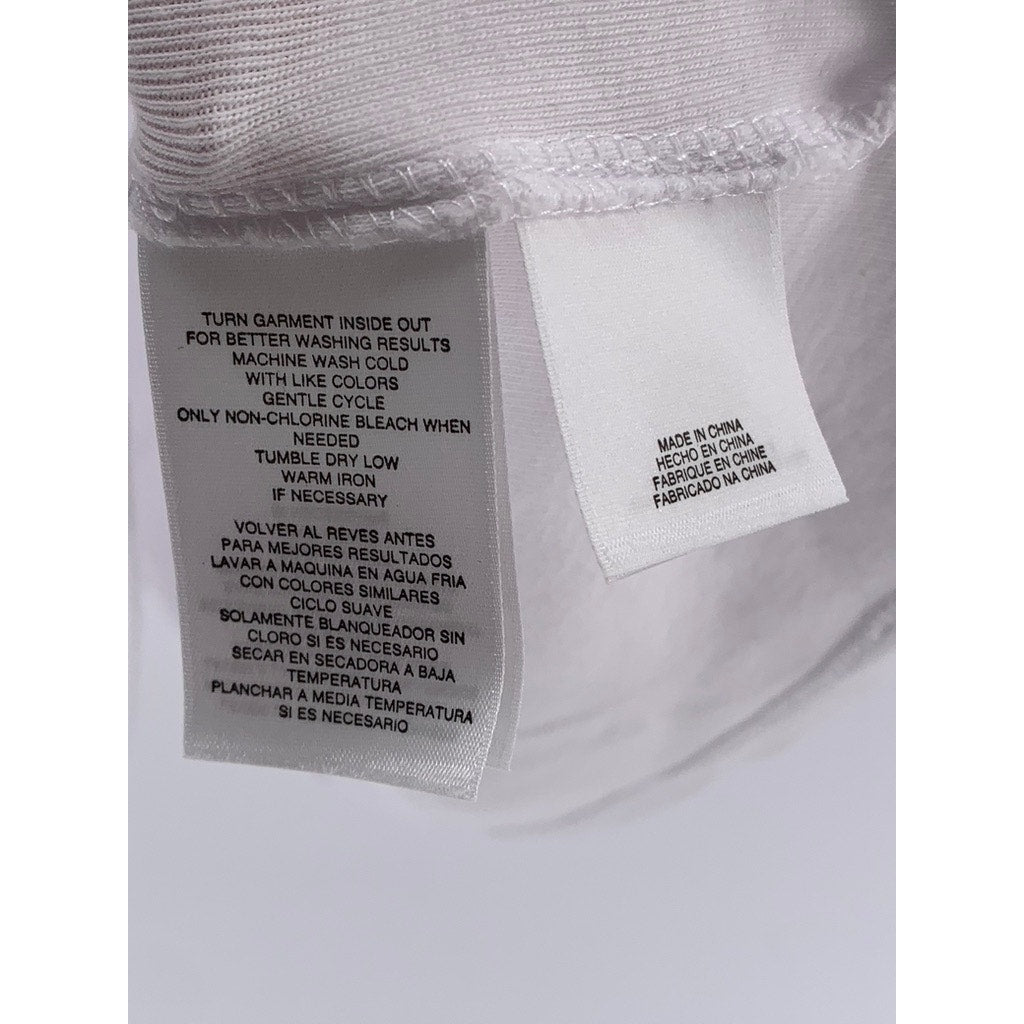JONES NEW YORK SPORT Women's White Boatneck 3/4 Sleeve Cotton Top SZ XL