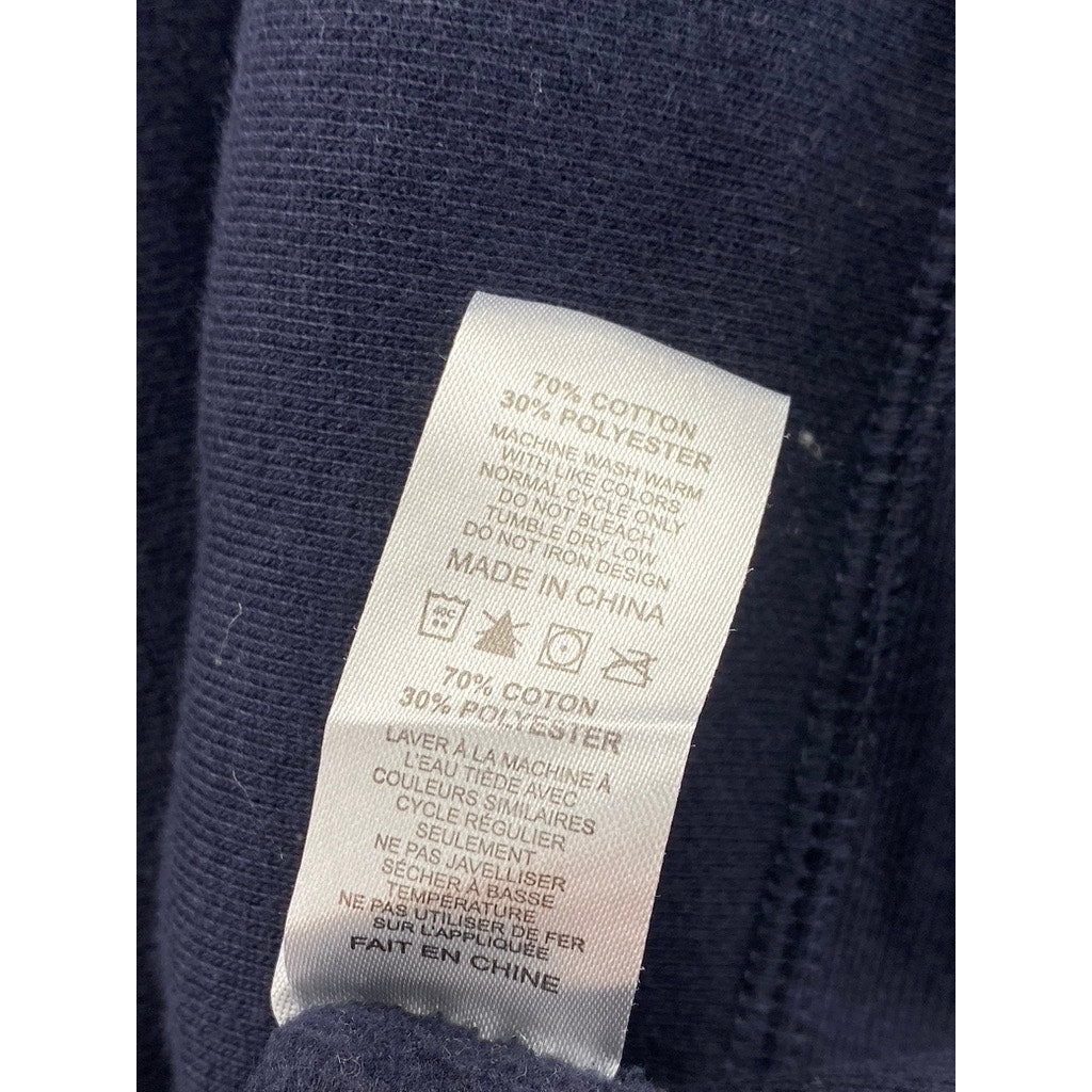 INDEPENDENT TRADING COMPANY Men's Navy Blue Solid Heavyweight Hoodie SZ XL