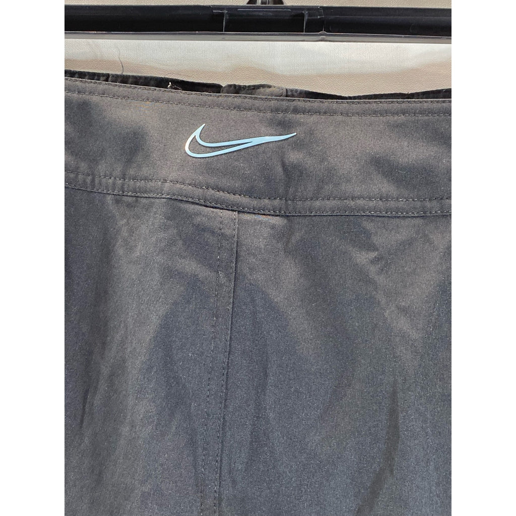 NIKE Men's Black/Blue Drawstring Pull-On Swim Trunks SZ 32