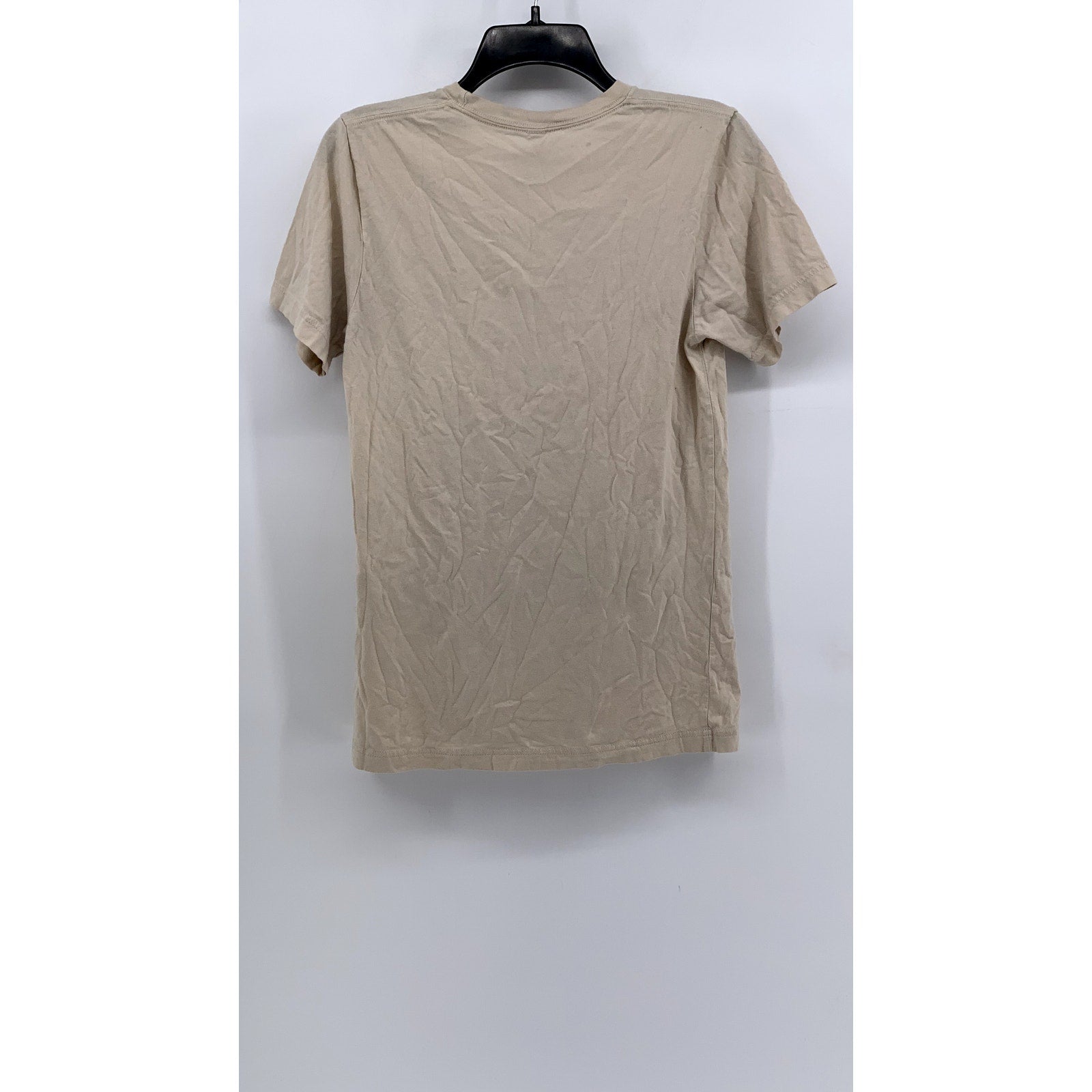 BELLA + CANVAS Women's Beige Crewneck Graphic T-Shirt SZ S