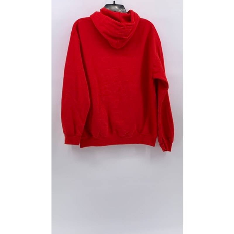 GILDAN Red Graphic Pullover Hoodie SZ M