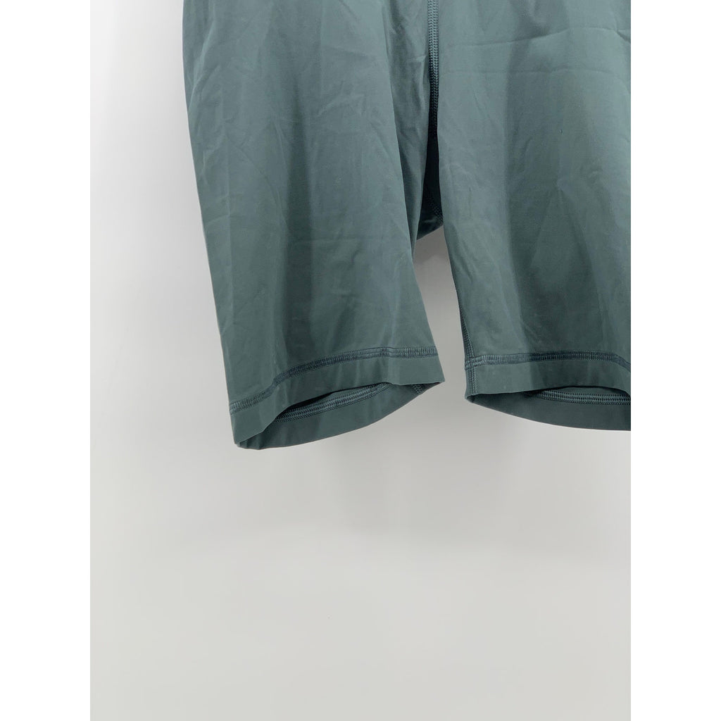 EVERLANE Women's Gray High-Rise Pull-On Perform Soft Bike Shorts SZ S