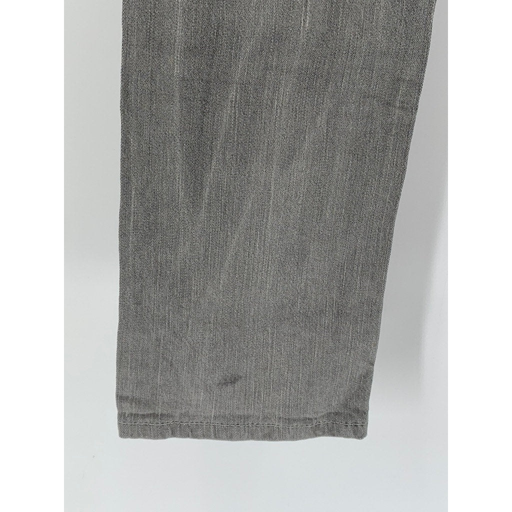 LEVI'S Men's 513 Light Gray Denim Slim Leg Regular Fit Five-Pocket Jeans SZ32X32