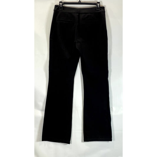 NYDJ Women's Black Solid Michelle Wide-Leg Ponte Knit Pants SZ 4