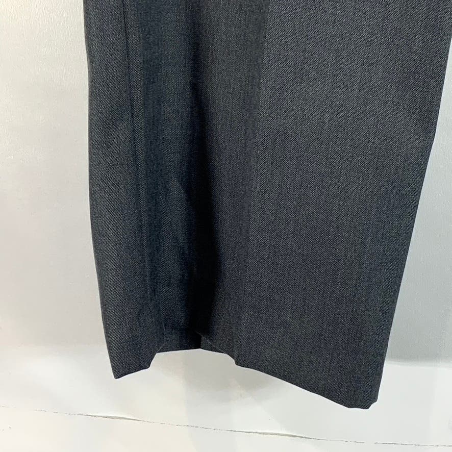 PERRY ELLIS PORTFOLIO Men's Gray Folio-Flex Modern-Fit Dress Pant SZ 34x32