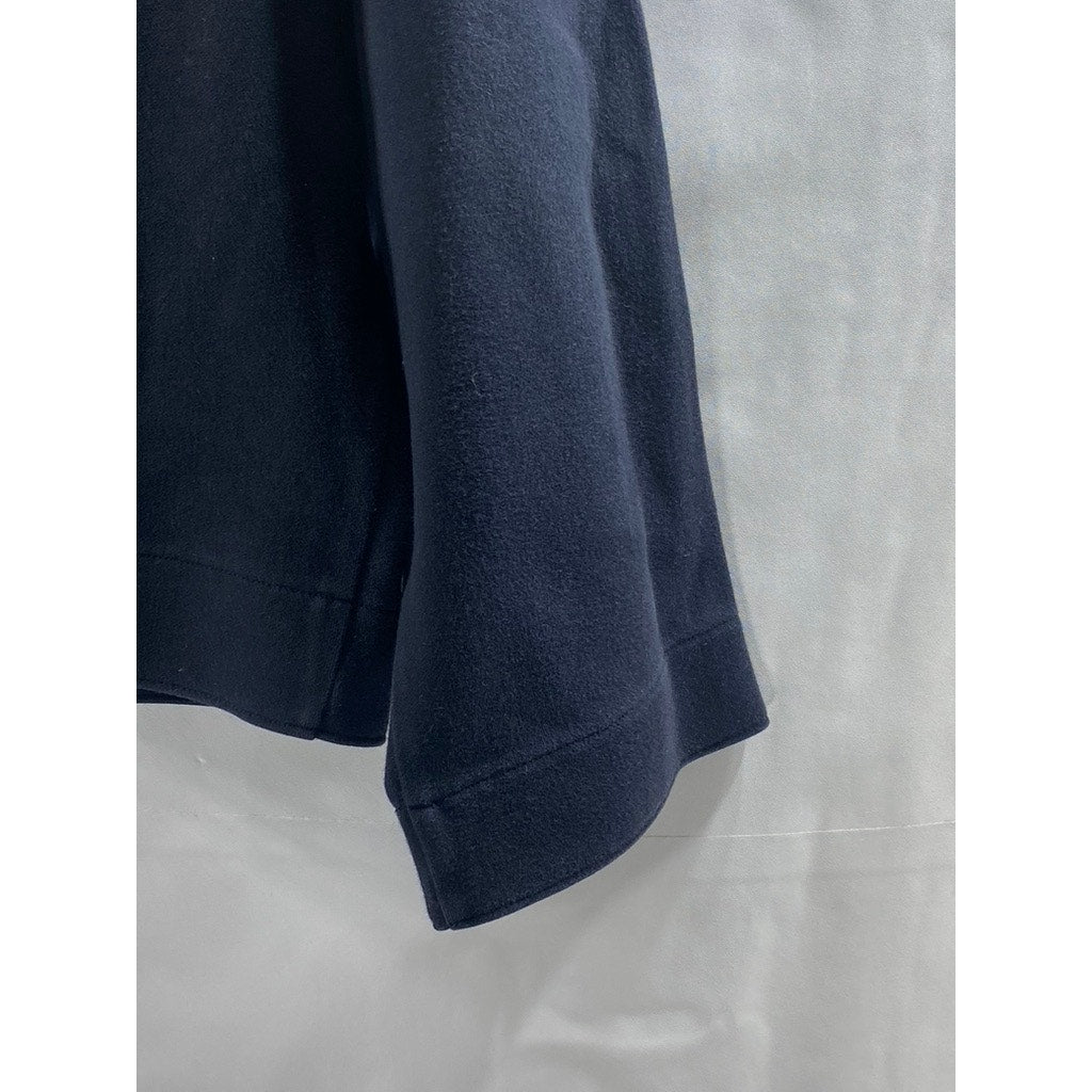 STEVEN ALAN Women's Dark Navy Blue Crewneck Long Sleeve Sweater Top SZ S