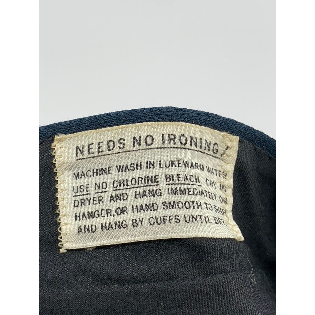 DAY'S SLACKS Men's Navy Vintage Slim-Leg Chino Pants SZ 32