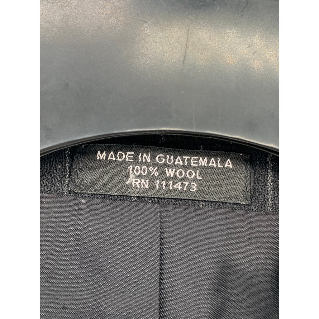 ZIONE NEW YORK Men's Vintage Black Pinstripe Regular Three Button Blazer SZ 41R