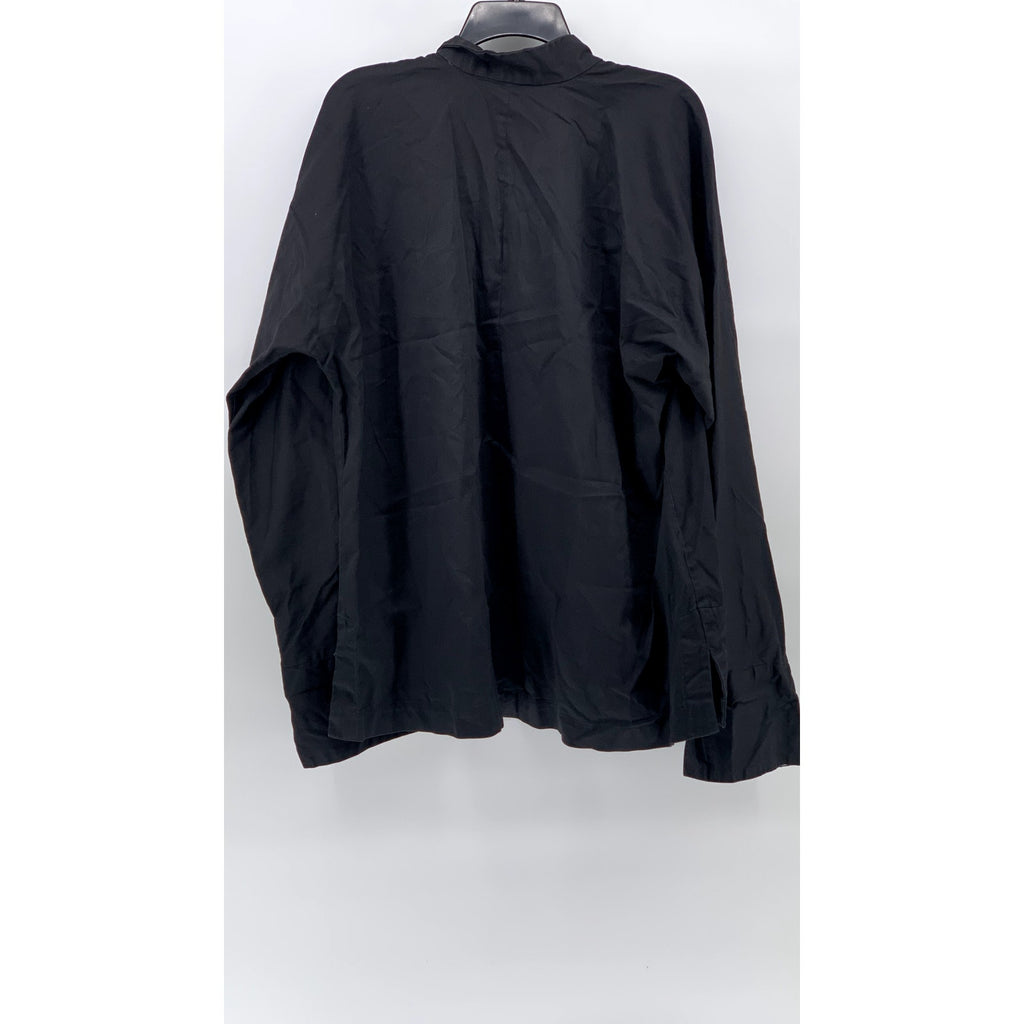 DADI Men's Black Button-Up Long Sleeve Casual Shirt SZ XL