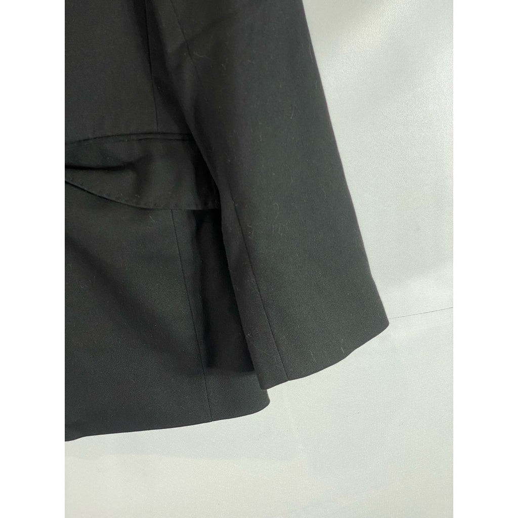 TIFFANY & CO Wardrobe Men's Solid Black Two-Button Blazer SZ 42R