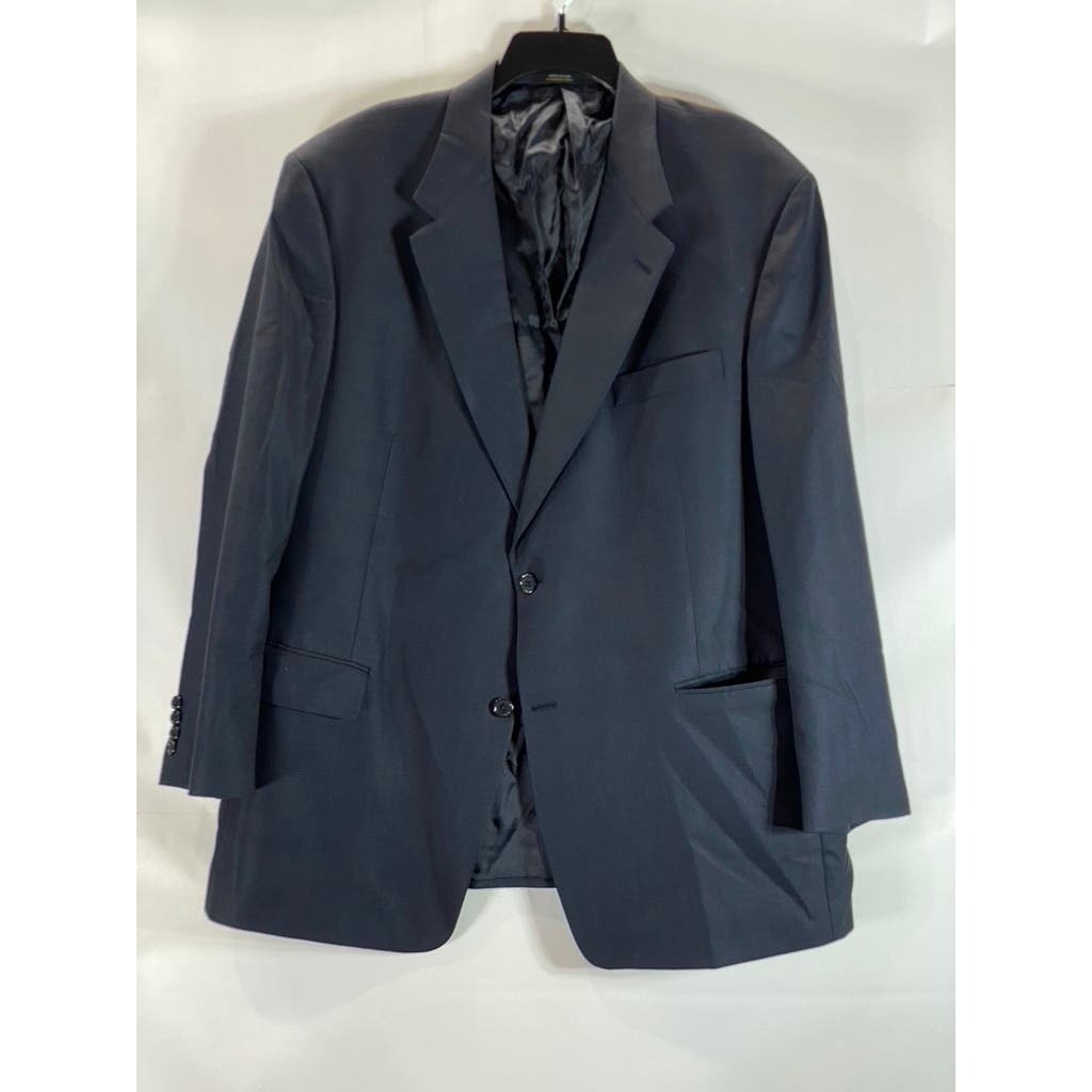 HART SCHAFFNER MARX For Nordstrom Men's Navy Two-Button Suit Jacket SZ 48R