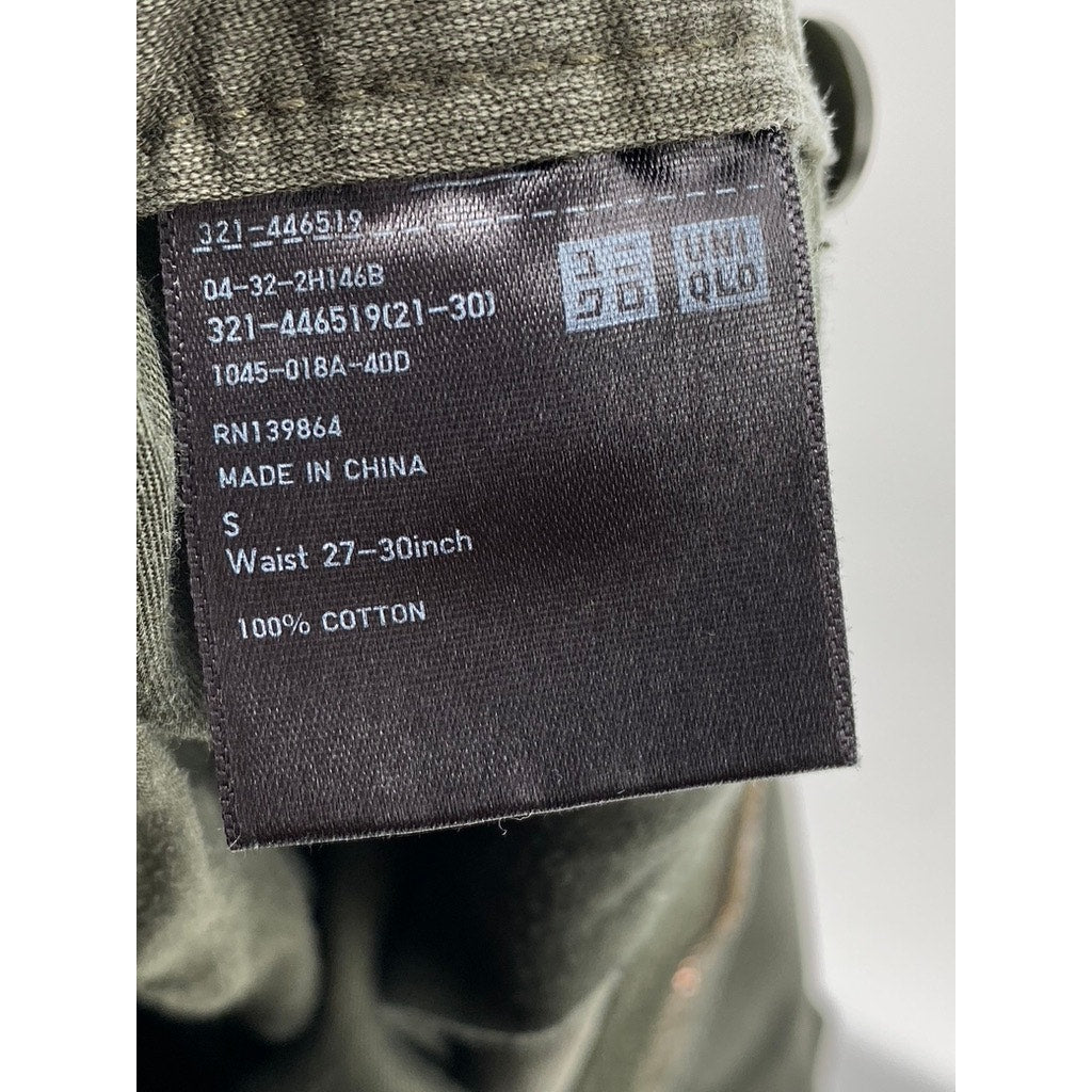 UNILQO Men's Dark Green Straight-Leg J Easy Work Pant SZ S