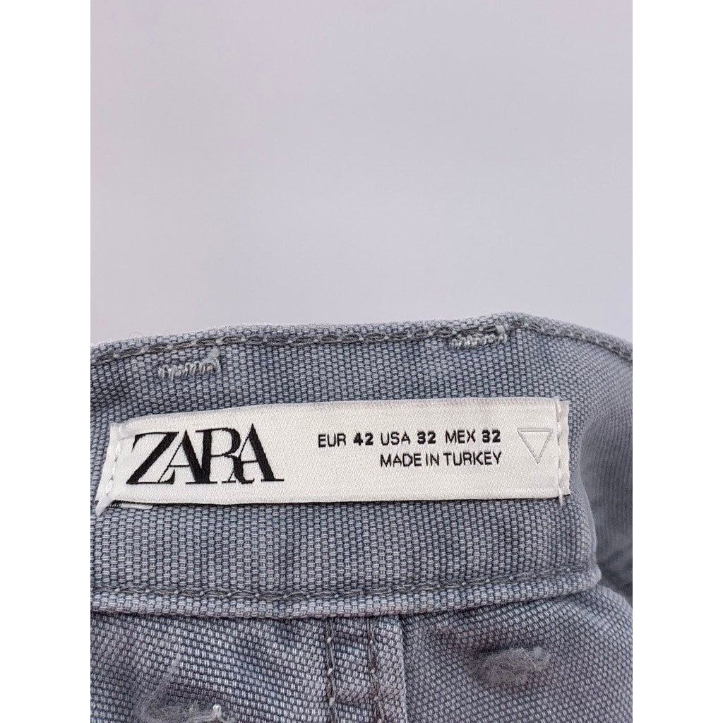 ZARA Men's Gray Denim Slim-Fit Jeans SZ 32