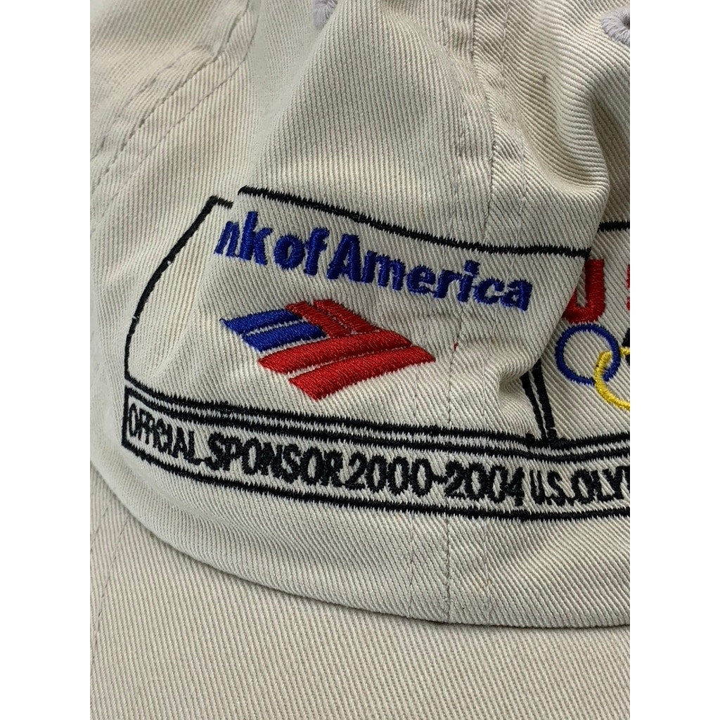 CAPTIVE8 NEW YORK Men's Vintage Tan "Bank of America" Adjustable Baseball Hat OS