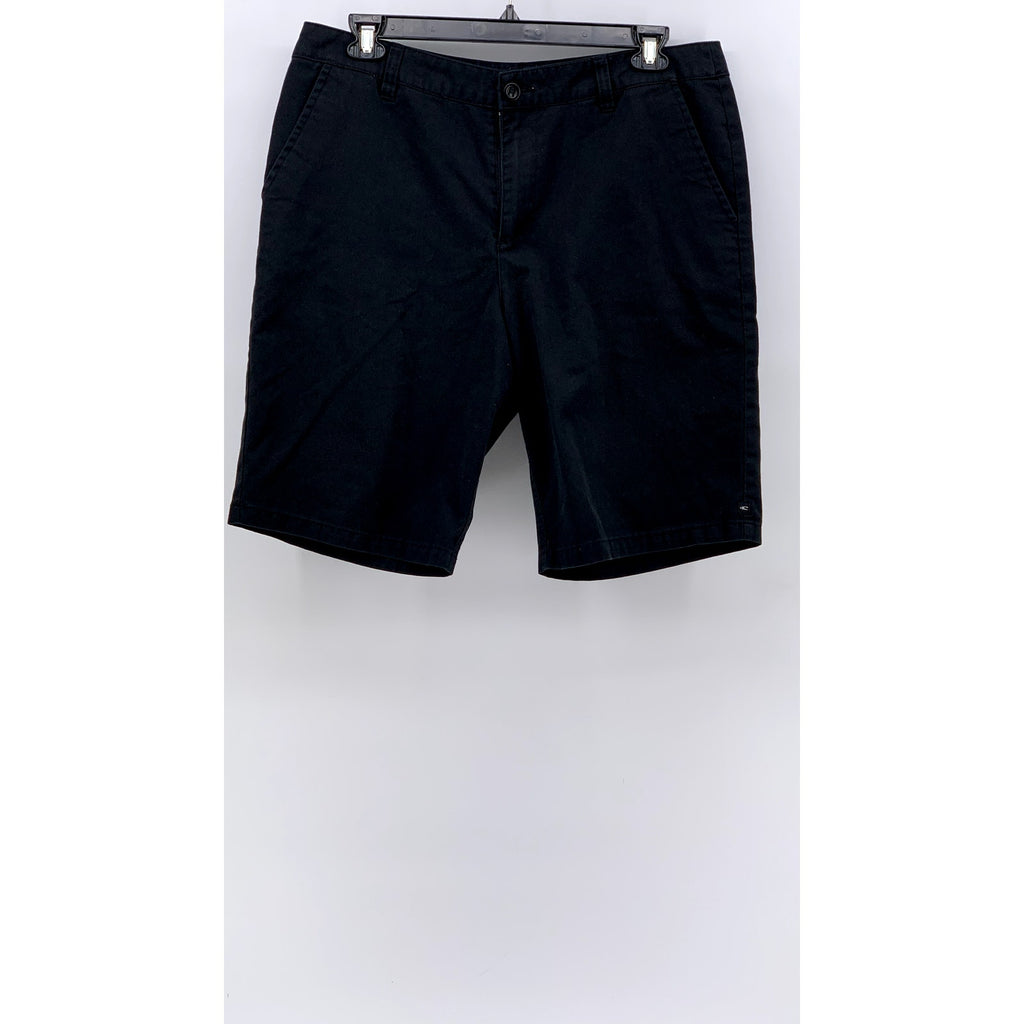 O'NEILL Men's Black Relaxed-Fit Casual Chino Shorts SZ 36