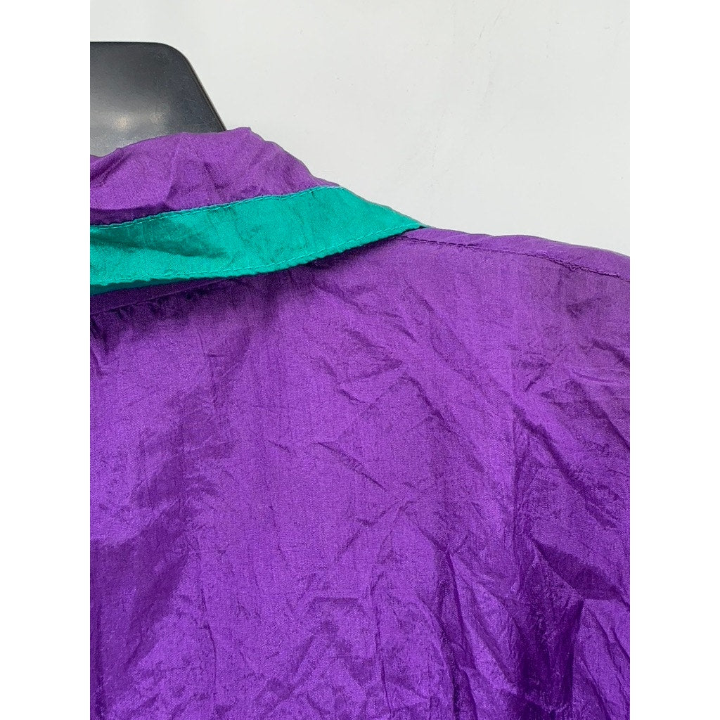 ROCK CREEK CASUALS Women's Vintage Multi Zip-Up Windbreaker SZ M