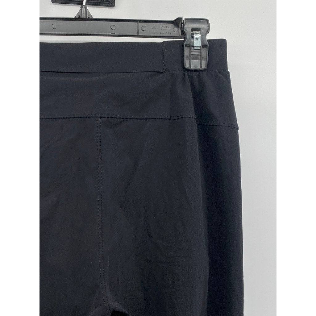 LULULEMON Women's Black Solid Pull-On High-Rise Zipper-Hem Jogger SZ S