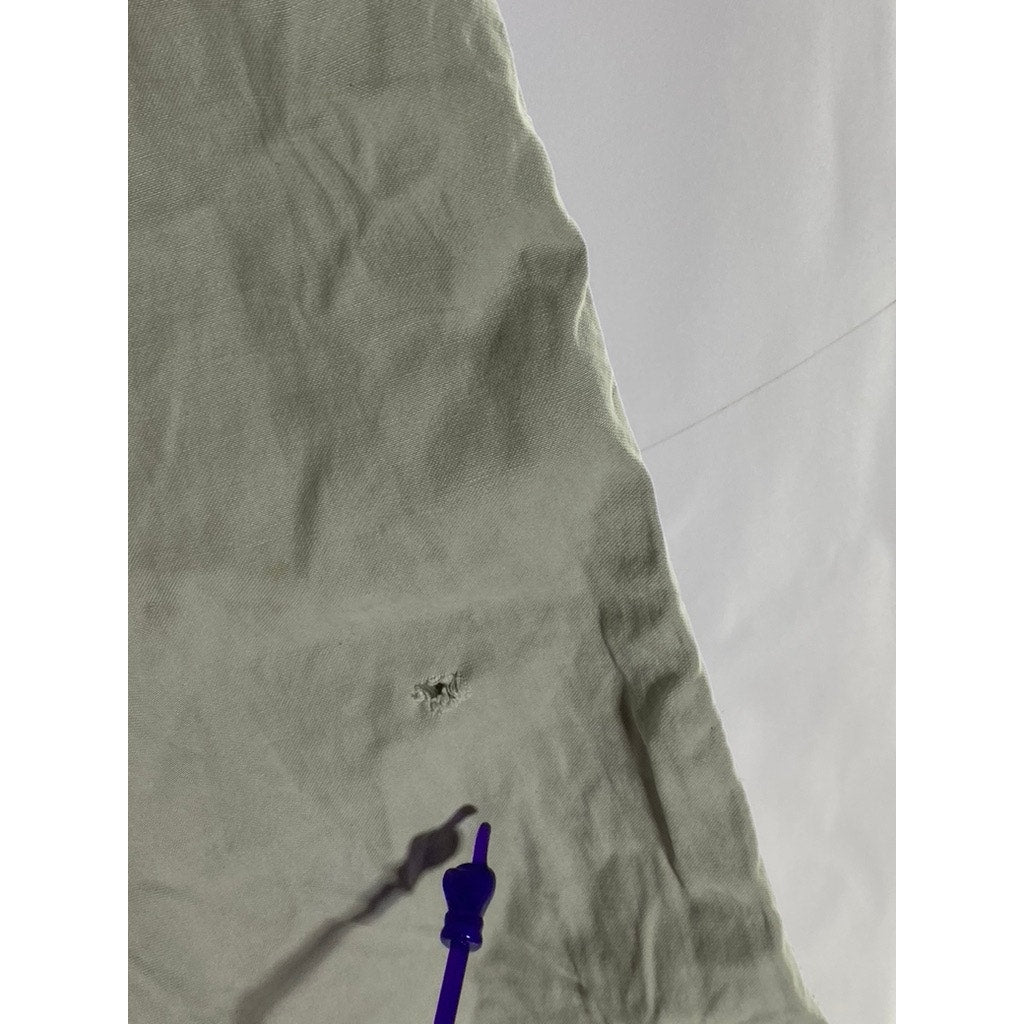 QUIKSILVER Men's Vintage Gray Barney Seawashed Canvas Straight-Leg Pant SZ 28