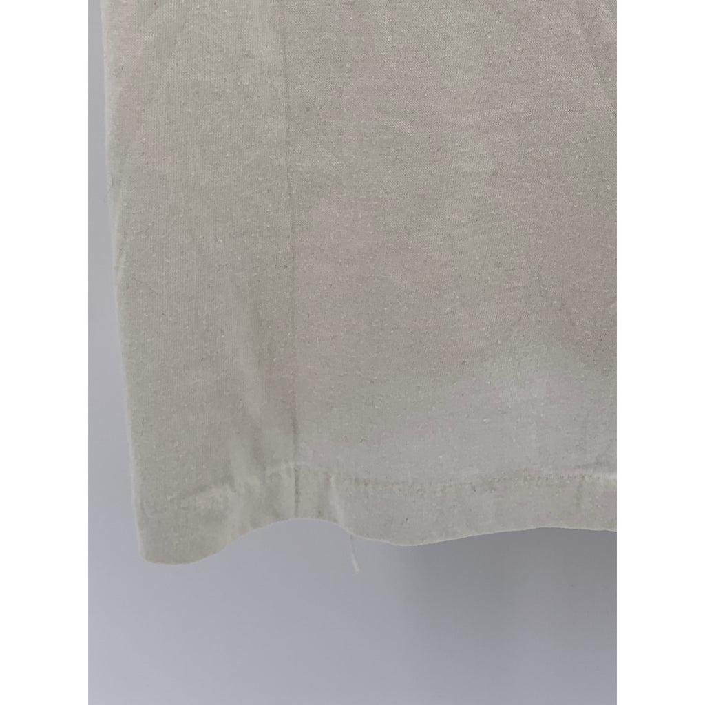 HANES Men's Beige Vintage Kiss Me Graphic Crewneck Single Stitch T-Shirt SZ L