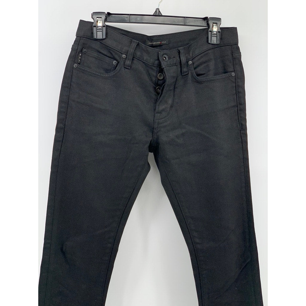 JOHN VARVATOS STAR USA Men's Black Skinny Jeans SZ 29