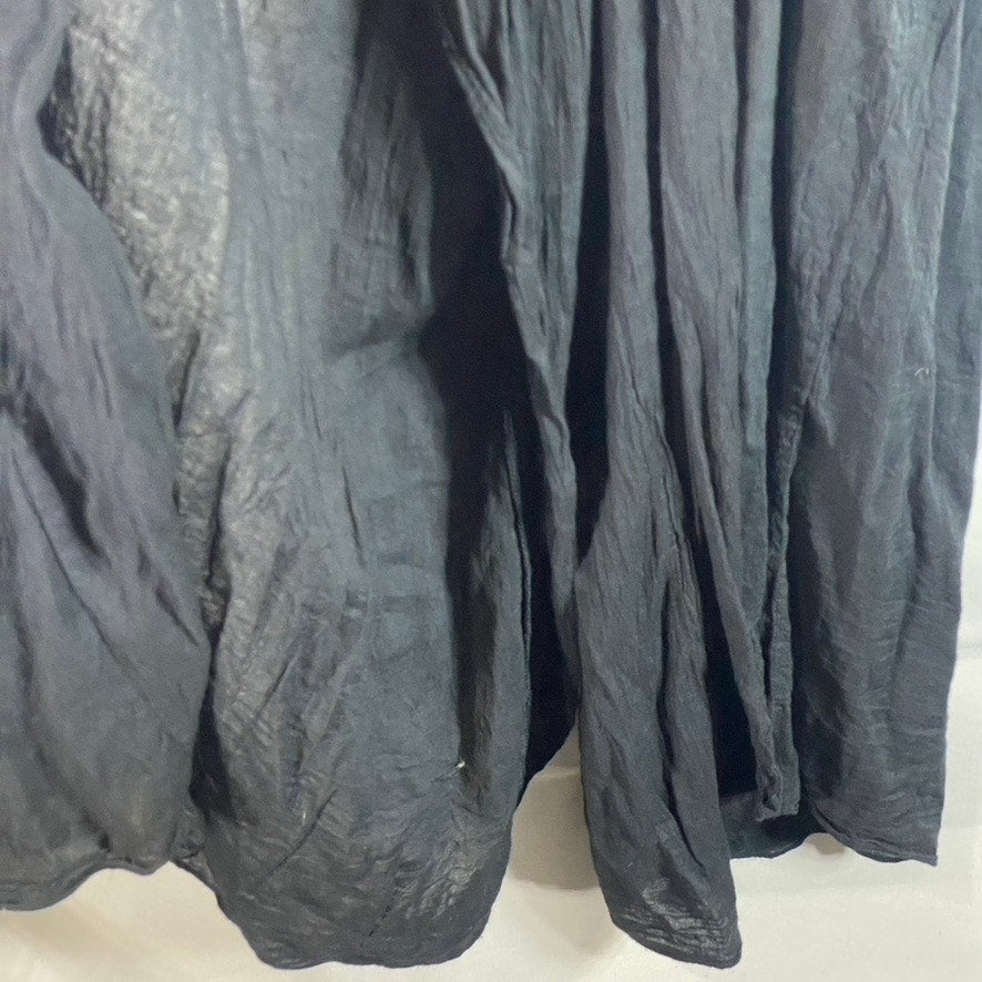 UNBRANDED Women's Black Sleeveless Plunge V-Neck Jumpsuit SZ M