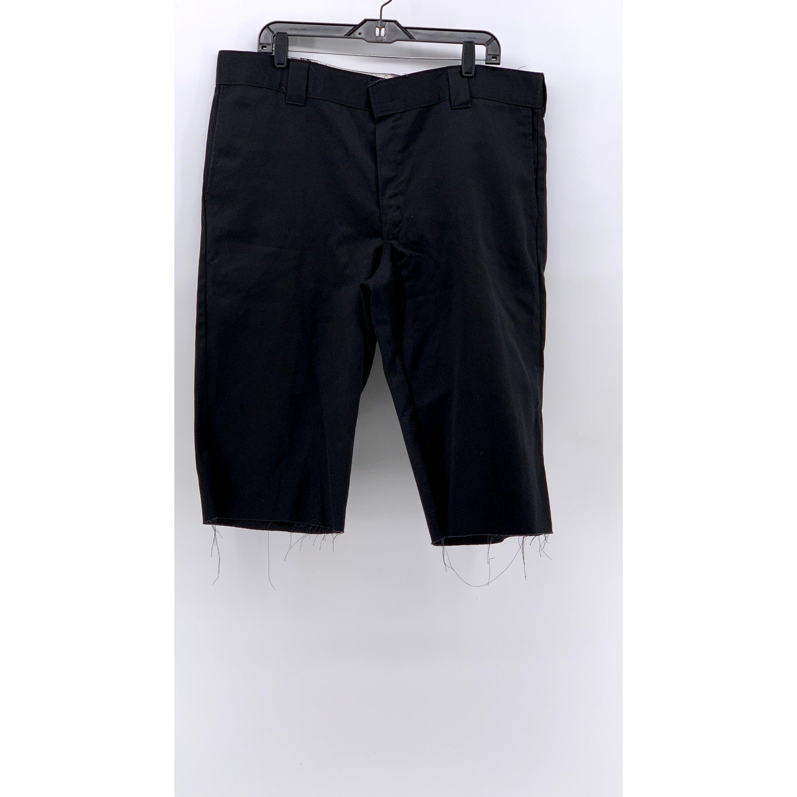 DICKIES Men's Black Faded Slim Straight Cut Off Short Pants SZ 40