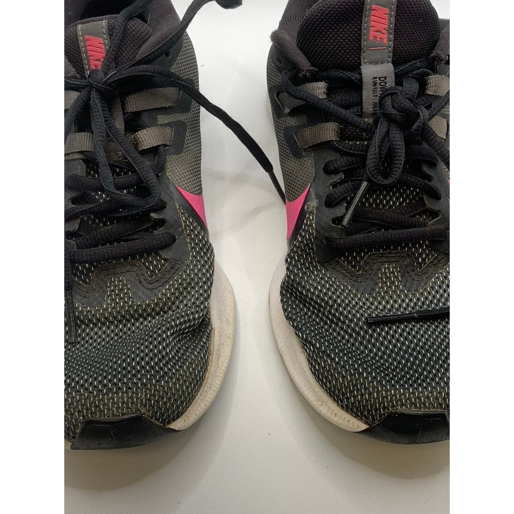 NIKE Women's Black Downshifter 9 Mesh Sneakers SZ 6.5