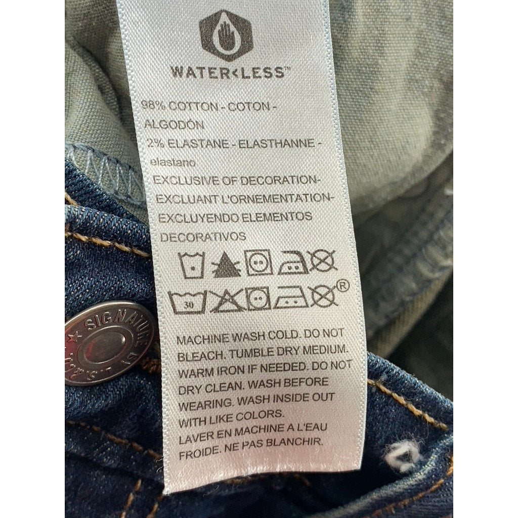 SIGNATURE By Levi’s Strauss & Co Men’s Blue Denim Straight Jeans SZ 30x30