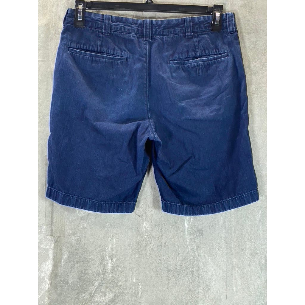 J.CREW Men's Navy Stretch Regular-Fit Chino Shorts SZ 30