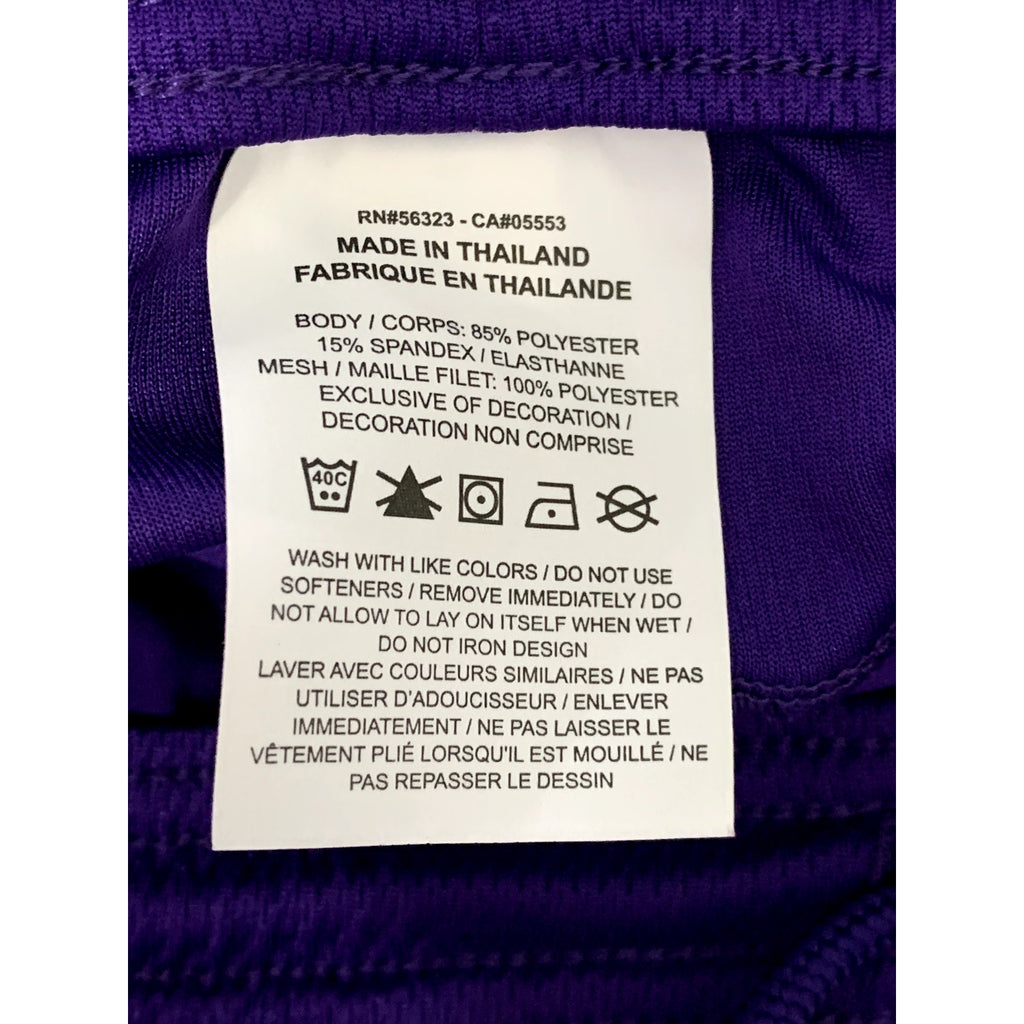 NIKE Women's Purple/White Dri-Fit Elasticized Waist Woven Venom Short SZ XS