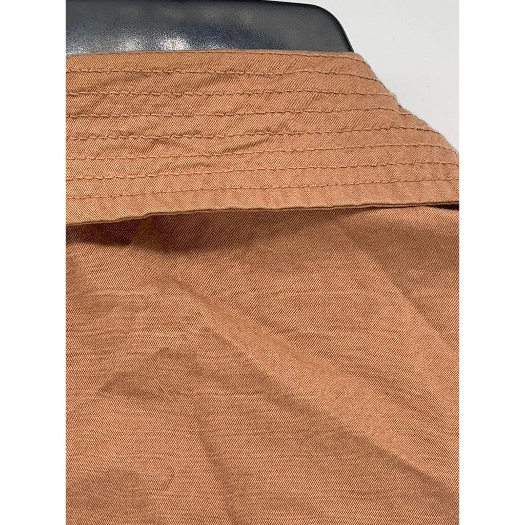 LOVE TREE Women's Tan Double Closure Cotton Long Sleeve Jacket SZ S