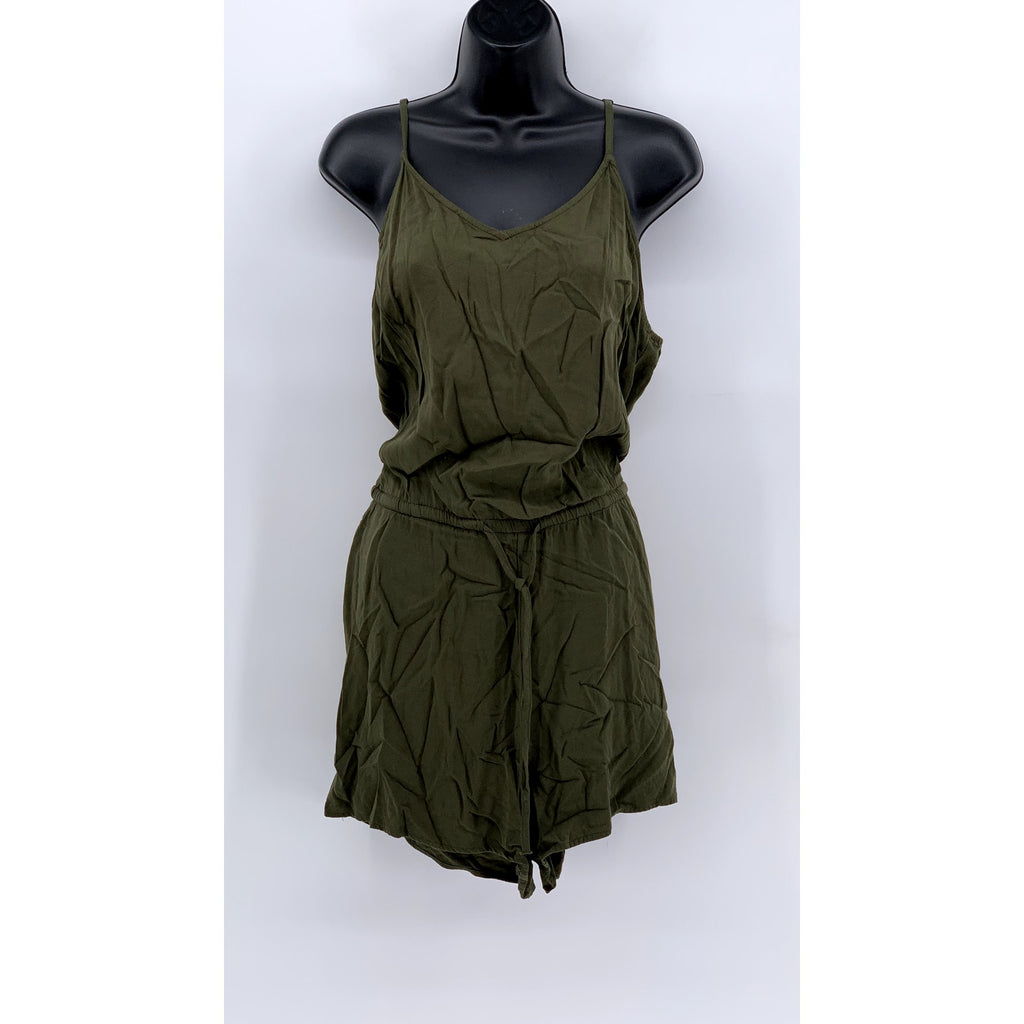 OLD NAVY Women's Hunter Pines Sleeveless Cami Romper SZ L