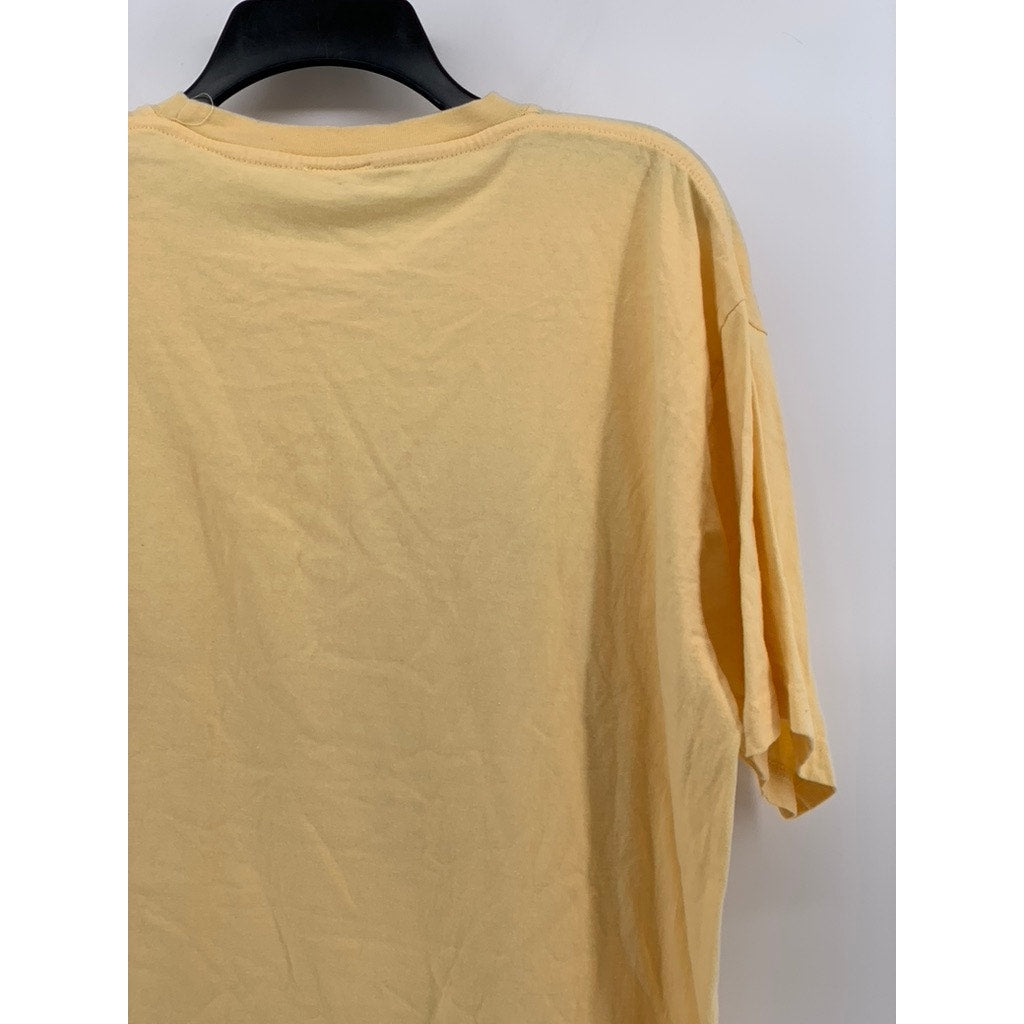 HOLLAND AMERICA LINE Men's Yellow Puerto Vallarta Graphic T-Shirt SZ XL