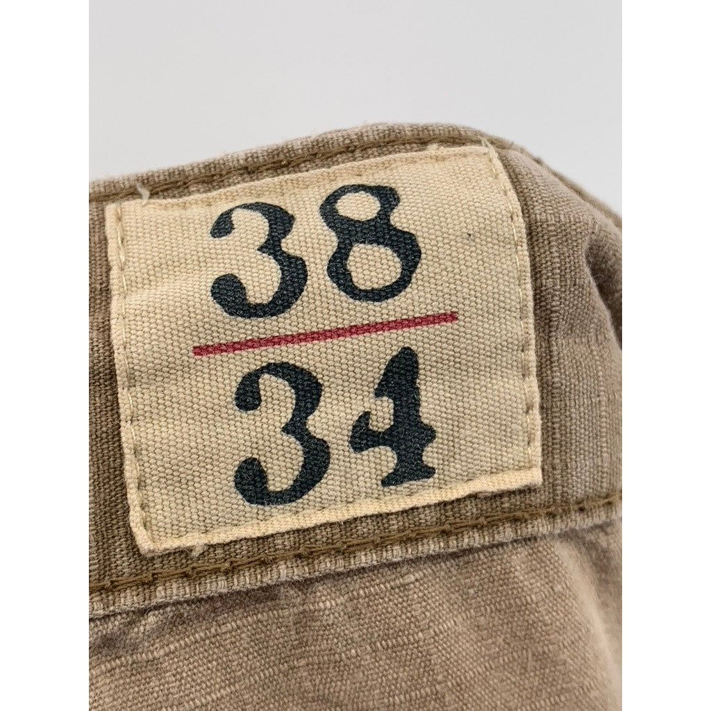 BASS PRO SHOPS REDHEAD Men's Tan Cargo Straight Leg Pants SZ 38X34