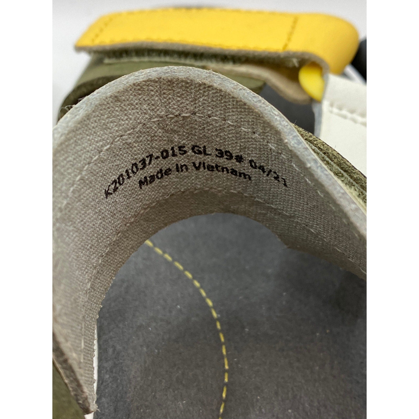 CAMPER Women's Yellow Leather Oruga Up Platform Wedge Sandals SZ 39(US8.5)