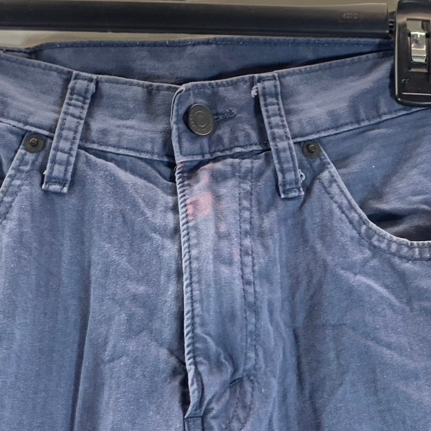 LEVI'S Men's Dark Blue Striped 511 Slim-Fit Five-Pocket Jean SZ 32X32