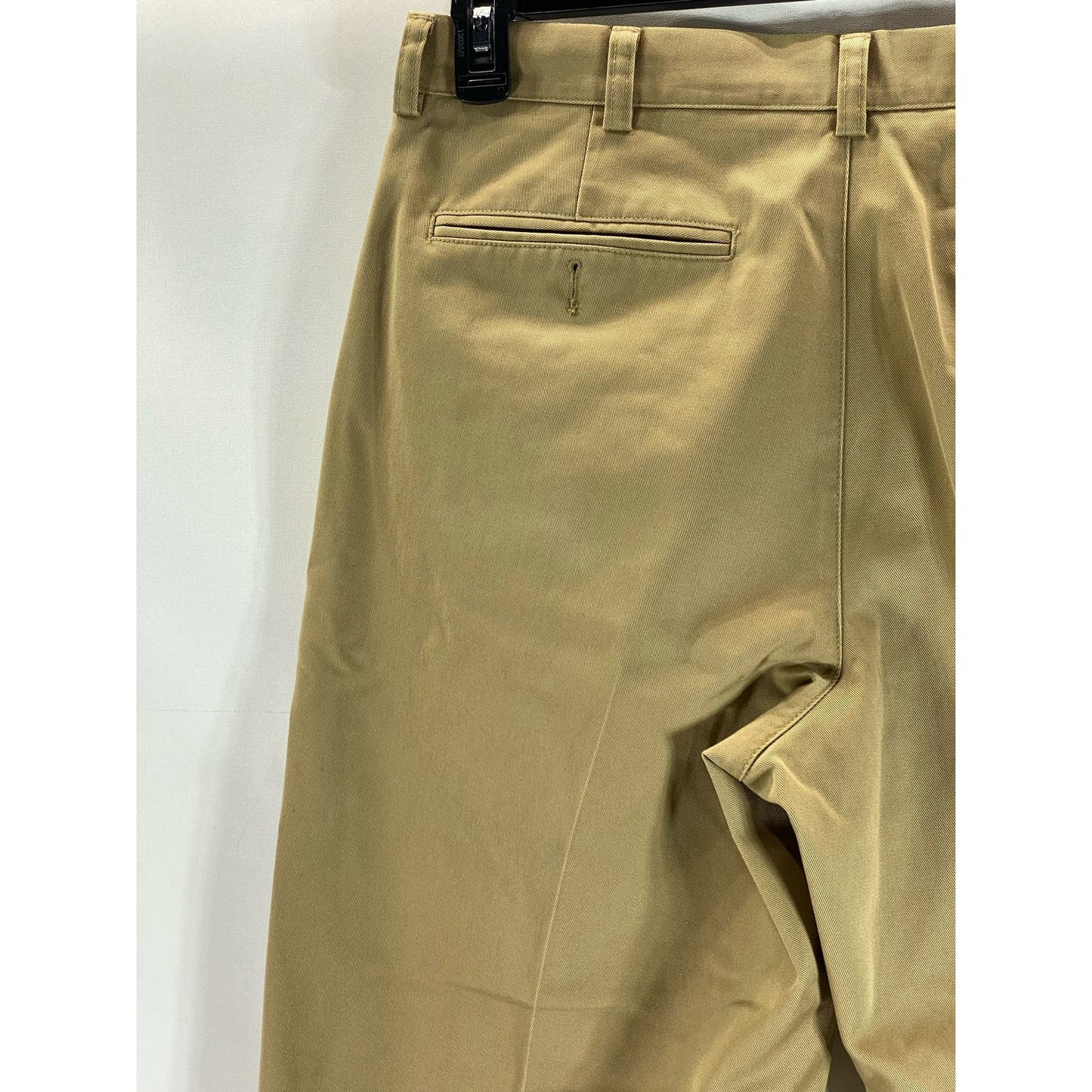 L.L. BEAN Men's Tan Cotton Classic-Fit Straight-Leg Four-Pocket Pant SZ 35X29