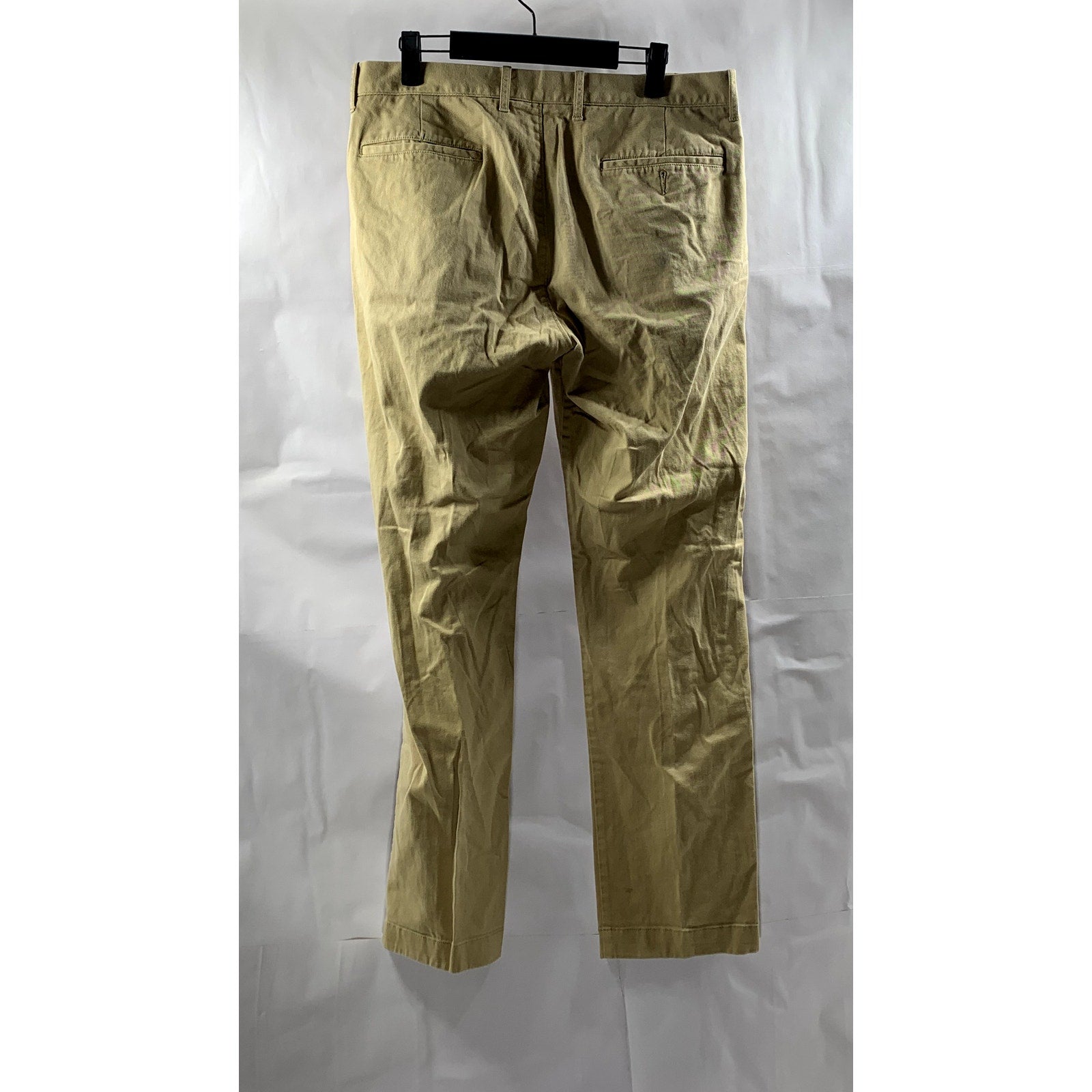 J.CREW Men's Tan Straight-Fit Flex Four-Pocket Chino Pant SZ 32X32