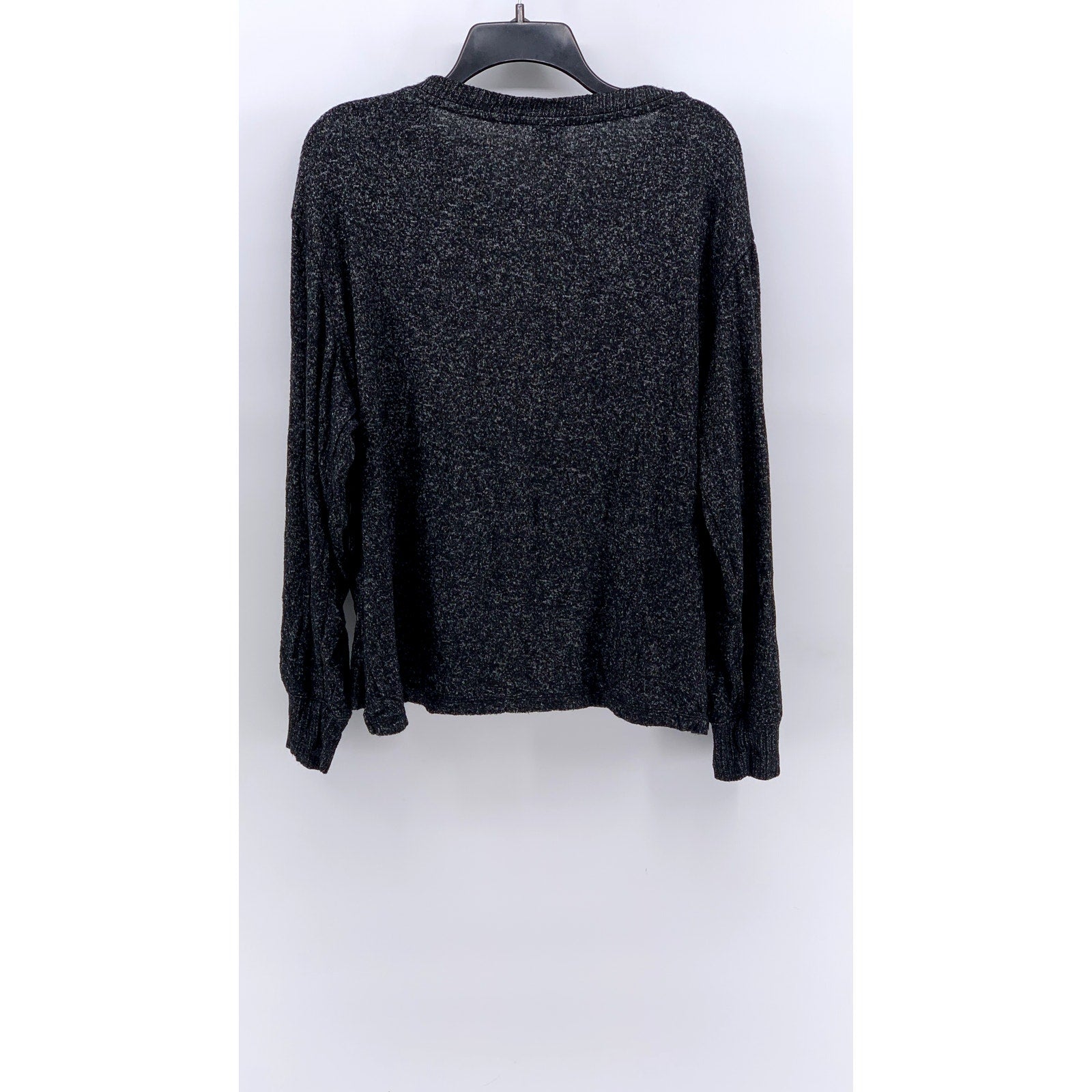 STARS ABOVE Women's Black Knit Crewneck Sweater SZ XXL