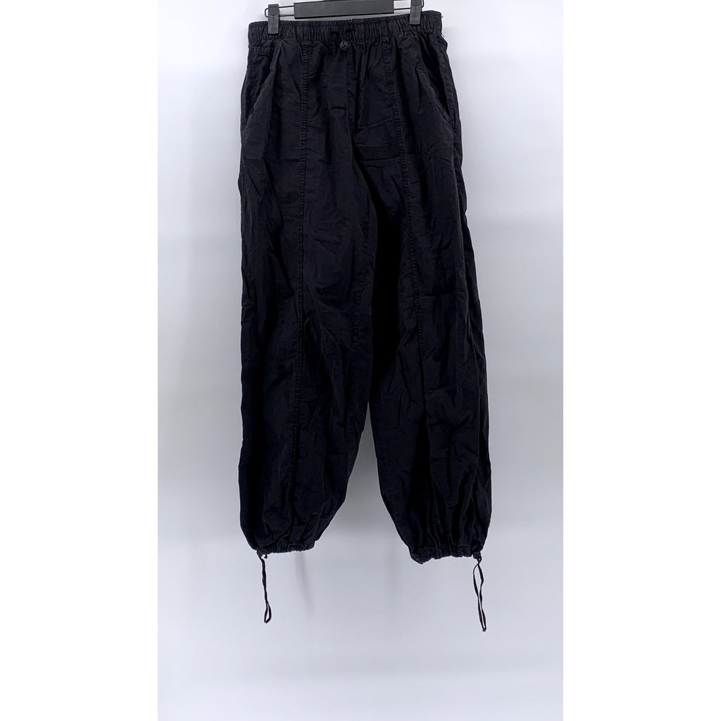 ZARA Women's Black Pull-On Drawstring Jogger Pants SZ XS