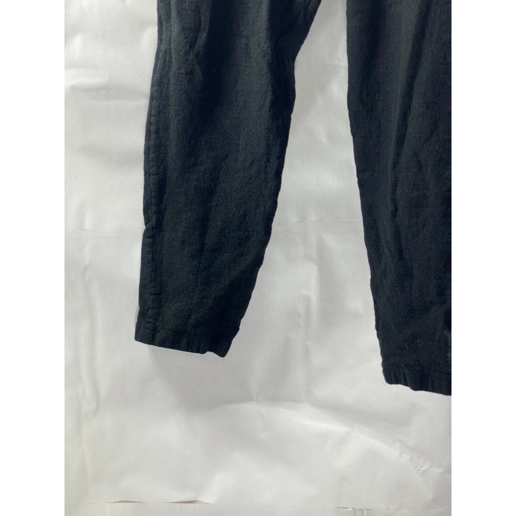 COS Men's Black Solid Wool-Blend Regular-Fit Slim-Leg Pant SZ 30R