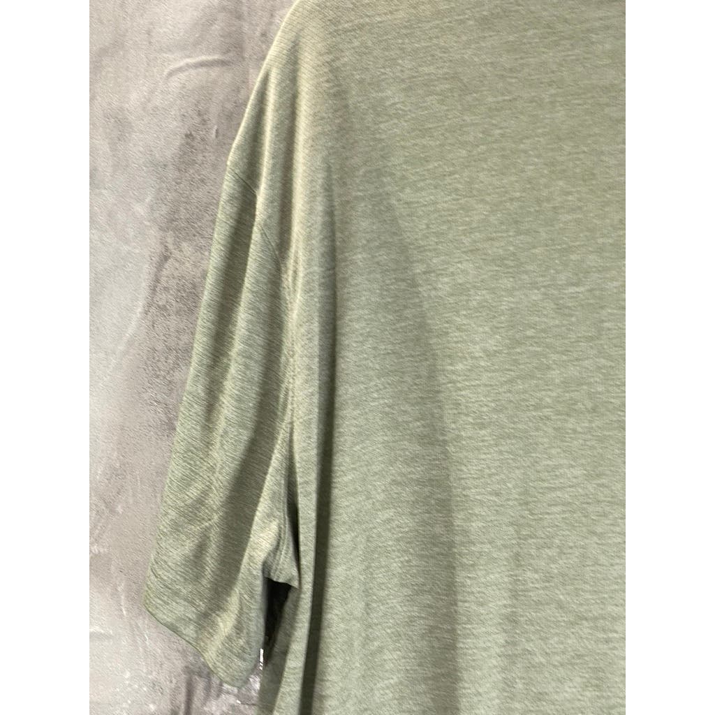 DULUTH TRADING CO Men's Green Armachillo Cooling Relaxed Fit Polo Shirt SZ XL