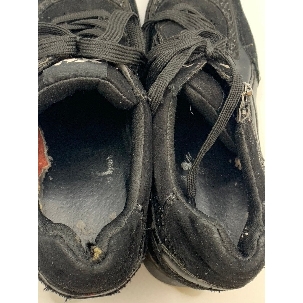 XTI Women's Black Rhinestone Embellished Wedge Sneakers SZ 40(9)