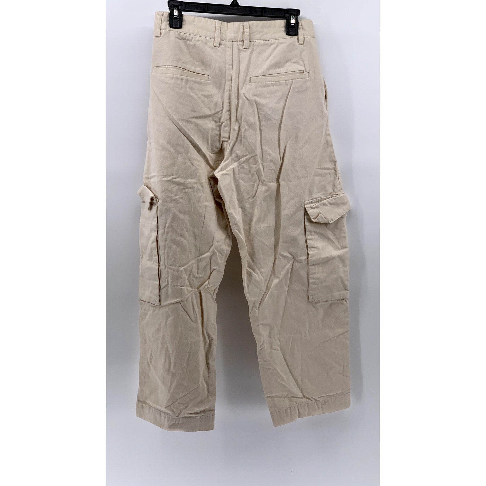 ZARA Men's Beige Straight-Leg Cargo Pants SZ 29