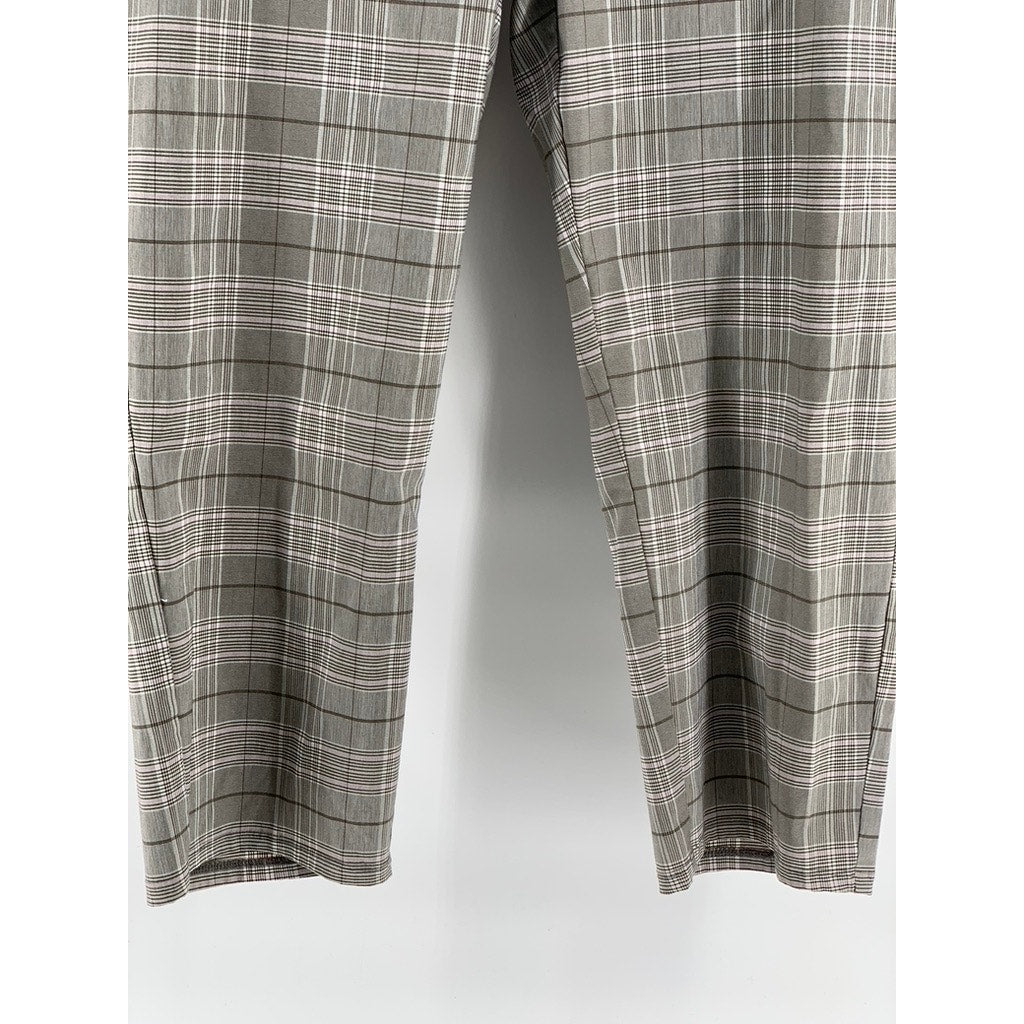 SIMPLY VERA VERA WANG Women's Gray Plaid Capri Pants SZ XL