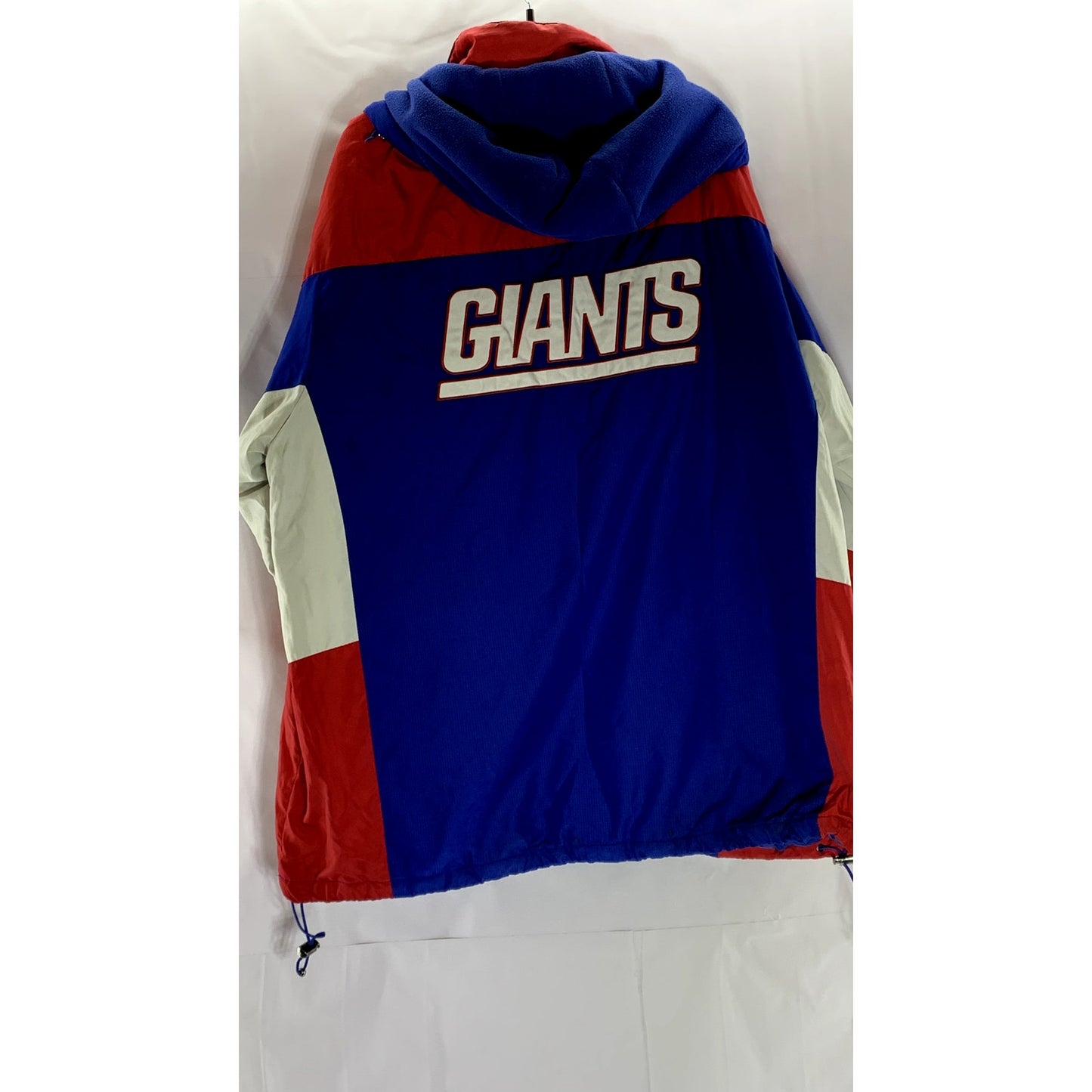 G-III APPAREL GROUP Men's Blue/Red/White Colorblock New York Giants Jacket SZ2XL