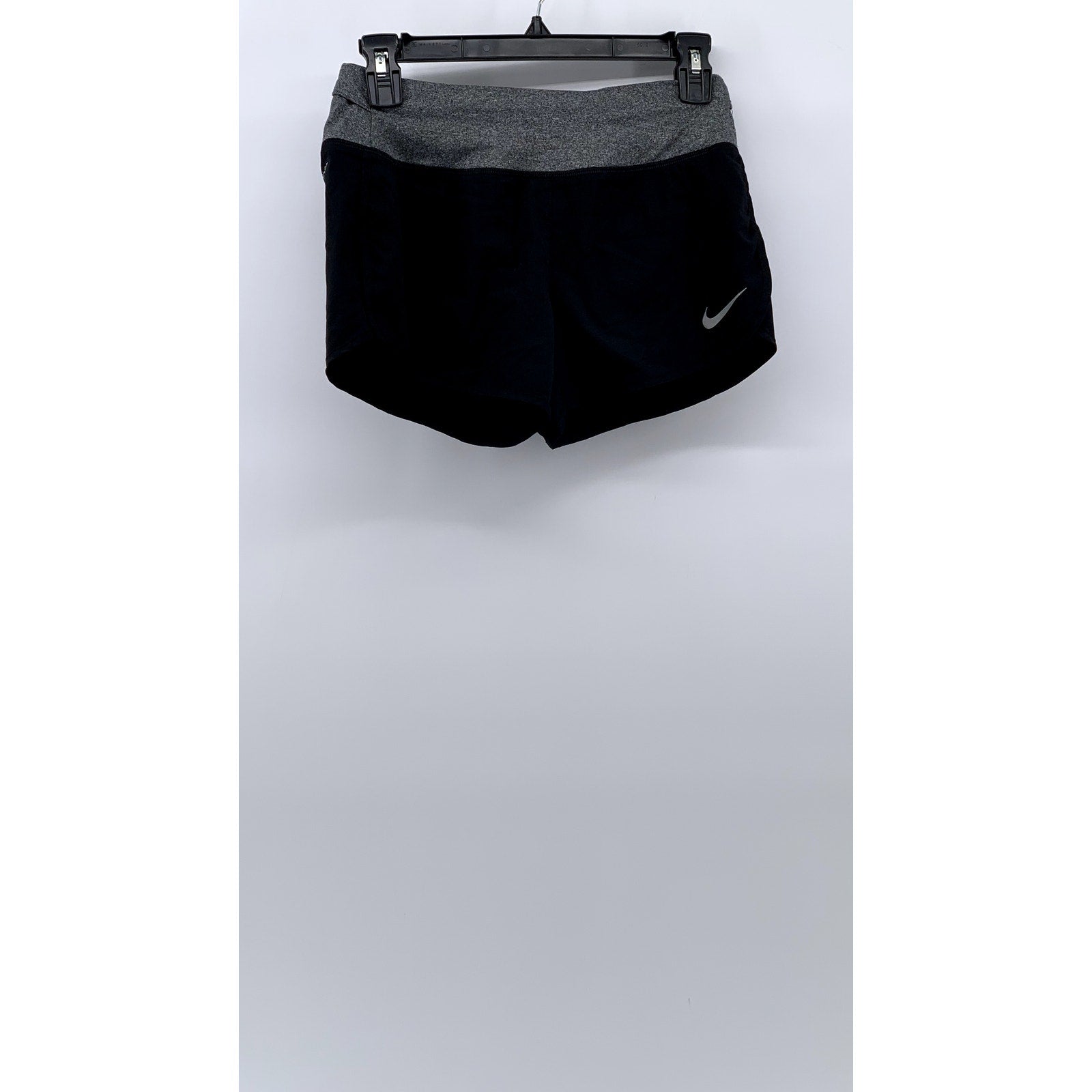 NIKE Women's Black-Gray Dri-Fit Active Shorts SZ XS